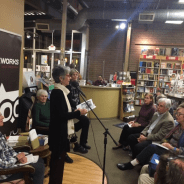 At bosque launch, I read from ‘Neighbors’