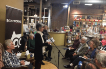 At bosque launch, I read from ‘Neighbors’